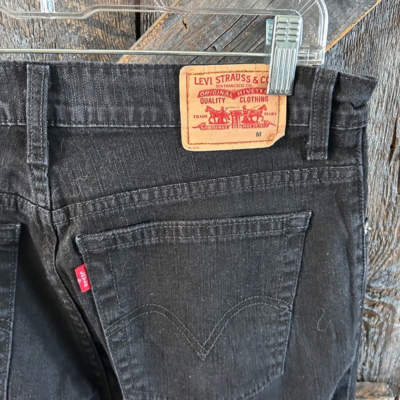 Women's Levi's Black Jeans - W32 x L29.5 - Picture 3 of 4